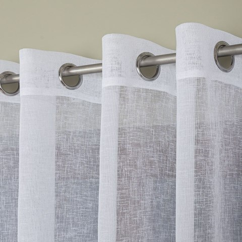 Firana gotowa na przelotkach, 300x250 cm, kolor biały 400009/FGP/001/300250/1 Firana gotowa na przelotkach, 300x250 cm, kolor biały 400009/FGP/001/300250/1