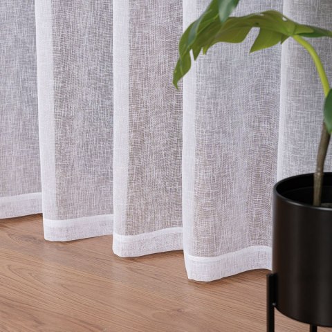 Firana gotowa na taśmie, 300x250 cm, kolor biały 400009/FGT/001/300250/1 Firana gotowa na taśmie, 300x250 cm, kolor biały 400009/FGT/001/300250/1