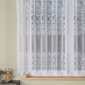 Firanka żakardowa ze wzorem pasowym, wys. 160cm, kolor biały 044117/000/001/000160/1 Firanka żakardowa ze wzorem pasowym, wys. 160cm, kolor biały 044117/000/001/000160/1