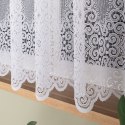 Firanka żakardowa ze wzorem pasowym, wys. 160cm, kolor biały 044117/000/001/000160/1 Firanka żakardowa ze wzorem pasowym, wys. 160cm, kolor biały 044117/000/001/000160/1