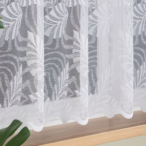 Firanka żakardowa ze wzorem po całości, wys. 160cm, kolor biały 107229/000/001/000160/1 Firanka żakardowa ze wzorem po całości, wys. 160cm, kolor biały 107229/000/001/000160/1