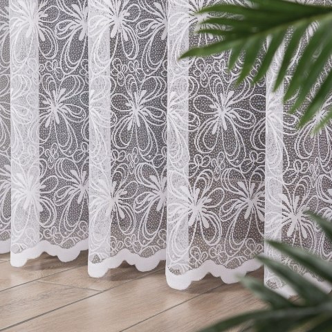 Firanka żakardowa ze wzorem po całości, wys. 250cm, kolor biały 107269/000/001/000250/1 Firanka żakardowa ze wzorem po całości, wys. 250cm, kolor biały 107269/000/001/000250/1