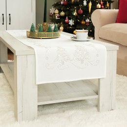 ŚWIĄTECZNY BLASK Bieżnik, 40x140 cm, kolor 001 biały 615800/KSP/001/040140/1