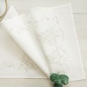 ŚWIĄTECZNY BLASK Bieżnik, 40x140 cm, kolor 001 biały 615800/KSP/001/040140/1