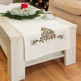 ZIELONY UROK Bieżnik, 40x160cm, kolor 001 biały 892076/KSP/001/040160/1