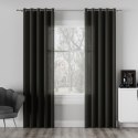 ARUBA Tkanina na zasłony wodoodporna, wys. 300cm, kolor 111 czarny 759330/TDP/111/000300/1