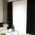 JODEŁKA Tkanina na zasłony, wys. 300cm, kolor 111 czarny 724330/TDP/111/000300/1