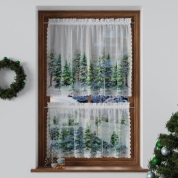 LAS ZIMĄ Zazdrostka woalowa, WOAL, 40x100cm, kolor 002 zielony PBN278/ZAZ/002/100040/1