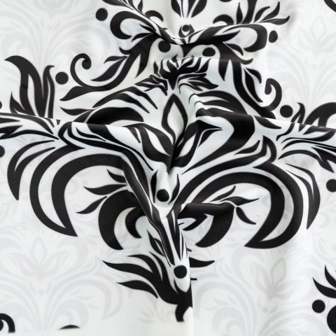 ALEXIS Tkanina na zasłony VELVET, szer. 150cm, kolor biały z czarnym D00125/VEL/001/150000/1 ALEXIS Tkanina na zasłony VELVET, szer. 150cm, kolor biały z czarnym D00125/VEL/001/150000/1