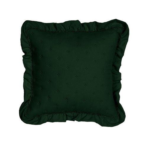 WERONA Poszewka dekoracyjna z falbaną w kropki, 40x40cm, kolor 019 zielony WERONA/POP/019/040040/1 WERONA Poszewka dekoracyjna z falbaną w kropki, 40x40cm, kolor 019 zielony WERONA/POP/019/040040/1