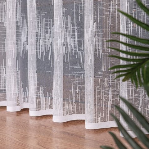 Firanka żakardowa, wys. 250cm, kolor biały 156054/000/001/000250/1 Firanka żakardowa, wys. 250cm, kolor biały 156054/000/001/000250/1