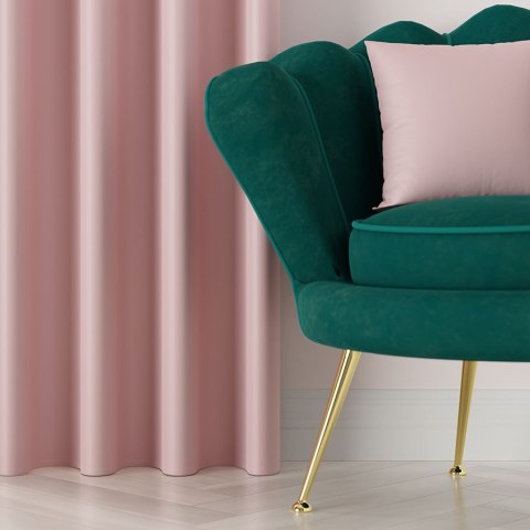 Zasłona gotowa typu blackout na przelotkach, 140x250 cm, kolor 794 pastelowy różowy TD0015/ZGP/794/140250/ Zasłona gotowa typu blackout na przelotkach, 140x250 cm, kolor 794 pastelowy różowy TD0015/ZGP/794/140250/
