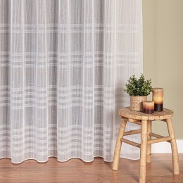 Firanka fantazyjna z ołowianką, wys. 250 cm, kolor biały 002134/OLO/001/000250/1