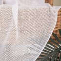 Firanka fantazyjna z ołowianką, wys. 300cm, kolor biały 033/OLO/001/000300/1