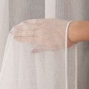 Firanka fantazyjna z ołowianką, wys. 300cm, kolor 002 kremowy 018561/OLO/002/000300/1