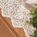 Firanka haftowana ze wzorem na samym dole, wys. 300cm, kolor 010 offwhite 127677/768/010/000300/1