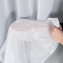 MARIETTA Firanka fantazyjna z ołowianką, wys. 300cm, kolor biały ze srebrnym nadrukiem 000261/OLO/001/000300/1