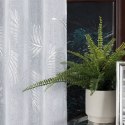 MARIETTA Firanka fantazyjna z ołowianką, wys. 300cm, kolor biały ze srebrnym nadrukiem 000261/OLO/001/000300/1