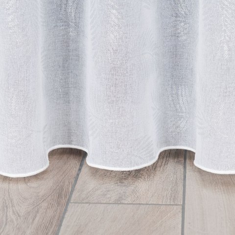 MARIETTA Firanka fantazyjna z ołowianką, wys. 300cm, kolor biały ze srebrnym nadrukiem 000261/OLO/001/000300/1 MARIETTA Firanka fantazyjna z ołowianką, wys. 300cm, kolor biały ze srebrnym nadrukiem 000261/OLO/001/000300/1