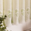 Zazdrostka haftowana panelowa na batyście, wys. 30cm, kolor 010 naturalny 096272/388/010/000030/1