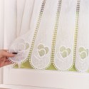 Zazdrostka haftowana panelowa na batyście, wys. 70cm, kolor biały 096272/388/001/000070/1