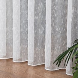 Firanka fantazyjna z ołowianką, wys. 300cm, kolor biały 012491/OLO/001/000300/1