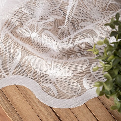 Firanka żakardowa, wys. 250cm, kolor biały 137506/000/001/000250/1 Firanka żakardowa, wys. 250cm, kolor biały 137506/000/001/000250/1