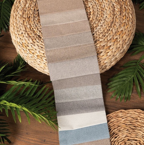 SUPER BLACKOUT Zasłona gotowa na przelotkach, 250x140cm, kolor 003 pastelowy szary TD0022/ZGP/003/140250/1