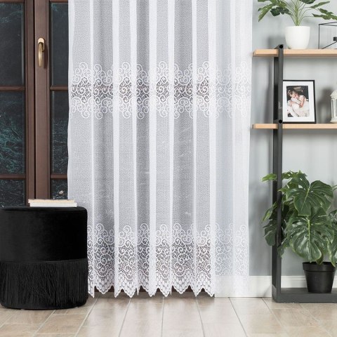 VIOLETTA Firanka żakardowa gotowa, 250x200cm, kolor biały 001539/FBL/001/200250/1 VIOLETTA Firanka żakardowa gotowa, 250x200cm, kolor biały 001539/FBL/001/200250/1