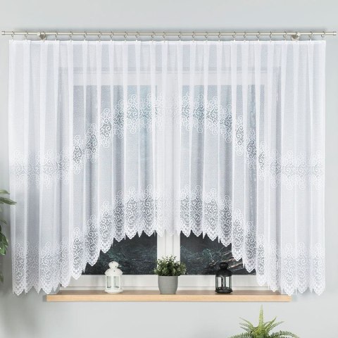 VIOLETTA Firanka żakardowa gotowa, 160x400cm, kolor biały 001539/FBL/001/400160/1 VIOLETTA Firanka żakardowa gotowa, 160x400cm, kolor biały 001539/FBL/001/400160/1