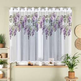 WISTERIA Firanka żakardowa gotowa na prosto, 160x300cm, kolor biały P00309/FBP/001/300160/1