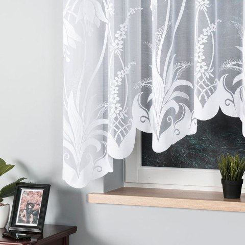 ANETA Firanka żakardowa gotowa, 160x310cm, kolor biały 015489/FBL/001/310160/1 ANETA Firanka żakardowa gotowa, 160x310cm, kolor biały 015489/FBL/001/310160/1