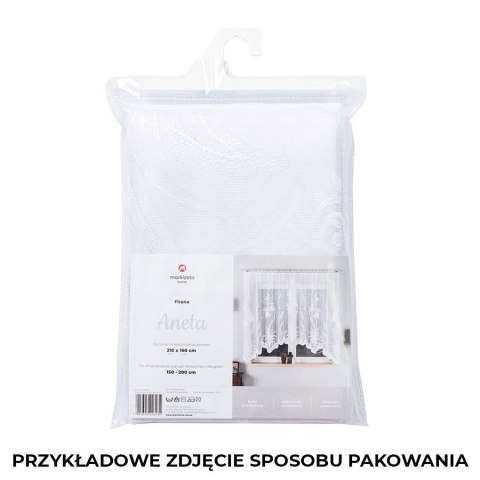 ANETA Firanka żakardowa gotowa, 160x310cm, kolor biały 015489/FBL/001/310160/1 ANETA Firanka żakardowa gotowa, 160x310cm, kolor biały 015489/FBL/001/310160/1