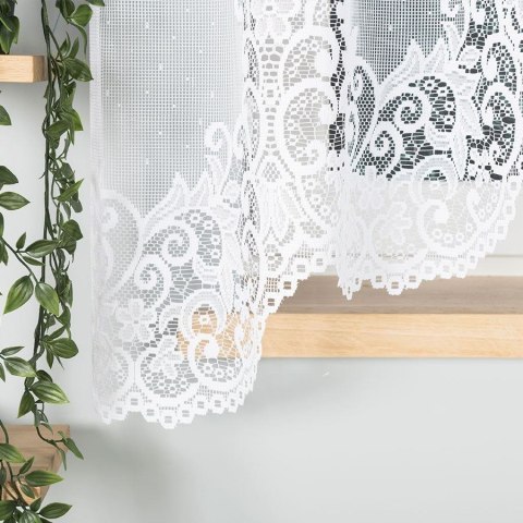 BERENIKA Firanka żakardowa gotowa,170x330cm, kolor biały 004304/FBL/001/330170/1 BERENIKA Firanka żakardowa gotowa,170x330cm, kolor biały 004304/FBL/001/330170/1