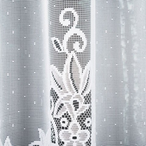 BERENIKA Firanka żakardowa gotowa, 170x400cm, kolor biały 004304/FBL/001/400170/1 BERENIKA Firanka żakardowa gotowa, 170x400cm, kolor biały 004304/FBL/001/400170/1
