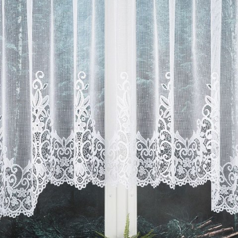 BERENIKA Firanka żakardowa gotowa, 160x530cm, kolor biały 004304/FBL/001/530160/1 BERENIKA Firanka żakardowa gotowa, 160x530cm, kolor biały 004304/FBL/001/530160/1