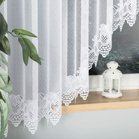 ELŻBIETA Firanka żakardowa gotowa, 160x600cm, kolor biały 004164/FBL/001/600160/1 ELŻBIETA Firanka żakardowa gotowa, 160x600cm, kolor biały 004164/FBL/001/600160/1