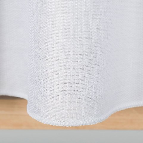 Firanka fantazyjna ze wzorem na samym dole z ołowianką, wys. 160cm, kolor 003 biały ze złotym pasem 000641/000/003/000160/1 Firanka fantazyjna ze wzorem na samym dole z ołowianką, wys. 160cm, kolor 003 biały ze złotym pasem 000641/000/003/000160/1