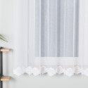 Firanka żakardowa ze wzorem na samym dole, wys. 170cm, kolor biały 023405/000/001/000170/1 Firanka żakardowa ze wzorem na samym dole, wys. 170cm, kolor biały 023405/000/001/000170/1