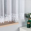 Firanka żakardowa, pasowa, wys. 150cm, kolor biały 004465/000/001/000150/1