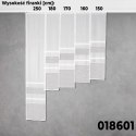 Firanka żakardowa, pasowa, wys. 250cm, kolor biały 018601/000/001/000250/1