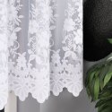 Firanka żakardowa ze wzorem po całości, wys. 120cm, kolor biały 023092/000/001/000120/1