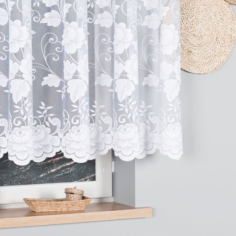 Firanka żakardowa ze wzorem po całości, wys. 140cm, kolor biały 023006/000/001/000140/1 Firanka żakardowa ze wzorem po całości, wys. 140cm, kolor biały 023006/000/001/000140/1