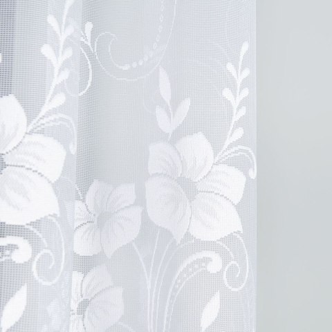 Firanka żakardowa ze wzorem po całości, wys. 150cm, kolor biały 018041/000/001/000150/1 Firanka żakardowa ze wzorem po całości, wys. 150cm, kolor biały 018041/000/001/000150/1