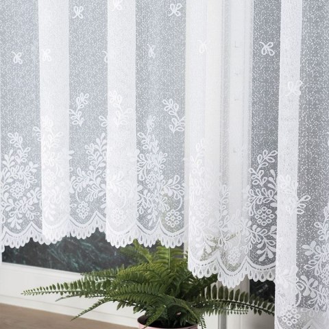 KAROLINA Firanka żakardowa gotowa, 170x350cm, kolor biały 054160/FBL/001/350170/1 KAROLINA Firanka żakardowa gotowa, 170x350cm, kolor biały 054160/FBL/001/350170/1