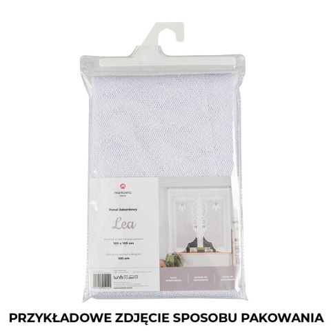 LEA Panel żakardowy gotowy, z motywem łapacza snów, 160x160cm, kolor biały 019411/PBL/001/160160/1 LEA Panel żakardowy gotowy, z motywem łapacza snów, 160x160cm, kolor biały 019411/PBL/001/160160/1