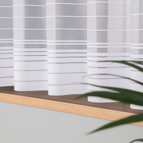 NELA Firanka żakardowa gotowa, 160x300cm, kolor biały 000280/FBP/001/300160/1 NELA Firanka żakardowa gotowa, 160x300cm, kolor biały 000280/FBP/001/300160/1