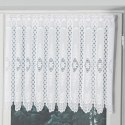 Zazdrostka żakardowa panelowa, wys. 60cm, kolor biały 107806/000/001/000060/1