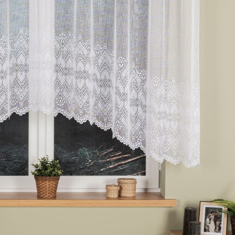 ESMERALDA Firanka żakardowa gotowa, 140x310cm, kolor biały 358691/FBL/001/310140/1 ESMERALDA Firanka żakardowa gotowa, 140x310cm, kolor biały 358691/FBL/001/310140/1