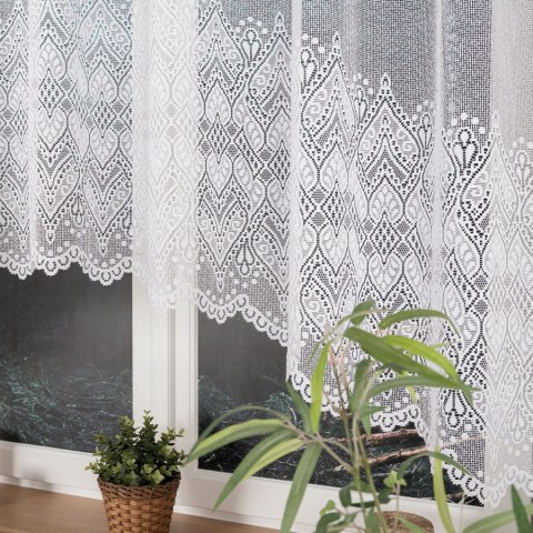 ESMERALDA Firanka żakardowa gotowa, 140x310cm, kolor biały 358691/FBL/001/310140/1 ESMERALDA Firanka żakardowa gotowa, 140x310cm, kolor biały 358691/FBL/001/310140/1